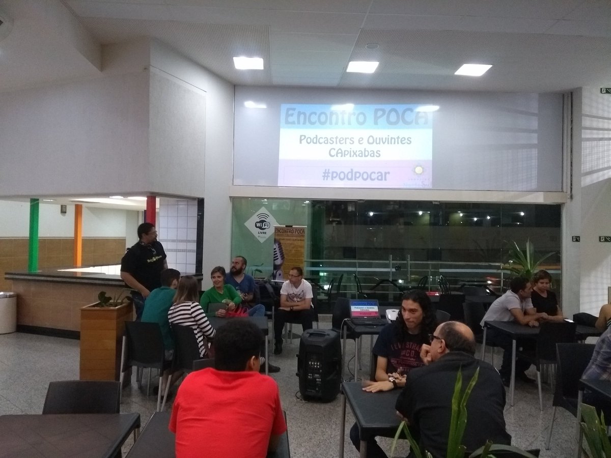 NaTrilhaPC's tweet photo. O Encontro POCA já começou. #podpocar https://t.co/TX9pZQaSua