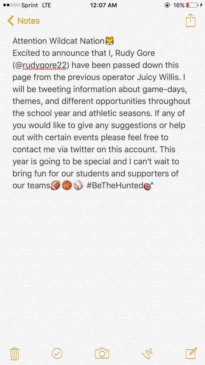 WildcatNationSS's tweet photo. PSA🗣🚨 https://t.co/oHVWbNQhDn