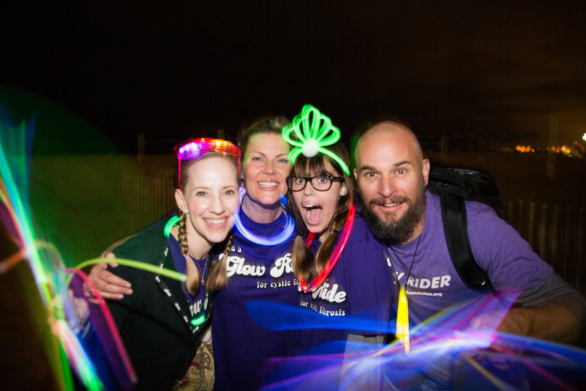 clairewineland's tweet photo. My favorite event is coming up on 9/23 ~ Join me! THX for sponsoring @VertexPharma &amp; @Zappos! #GlowRideforCF  https://t.co/77g1bJKOaM https://t.co/LKpmcdjkTF