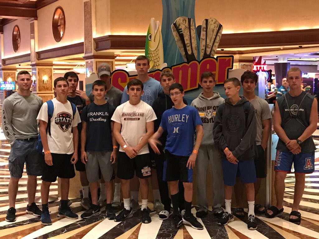 Down in Atlantic city for wrestling