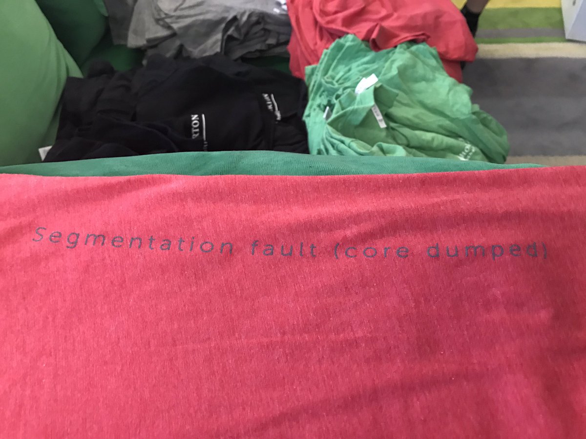 holbertonschool's tweet photo. Holberton has got some new swag. #techshirt #swag #segfault #coredumped https://t.co/x7qxnHHIHJ