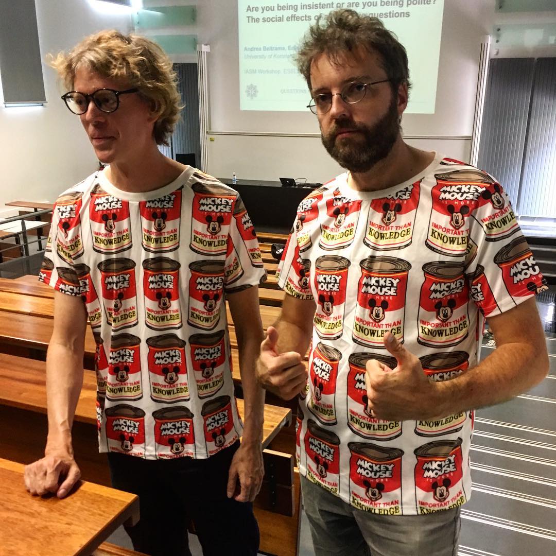 andreabeltrama's tweet photo. (In)formal semanticists. #ESSLLI2017 https://t.co/p4QAXwQQ1H