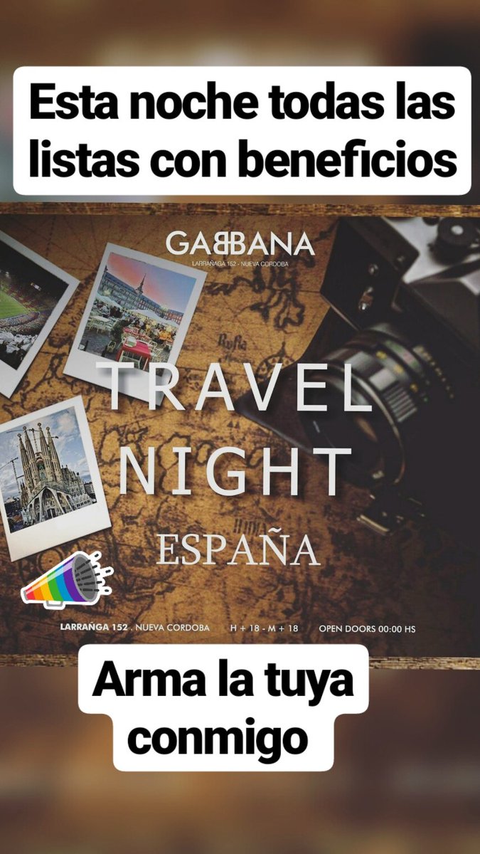 Niqitosanchez's tweet photo. GABBANA DISCO!!!🎉🎉🎊
Te damos los mejores beneficios  con las listas arma la tuya con migo no te quedes afuera 👉👉md  o 2966311920 https://t.co/MhbpnxUsQo