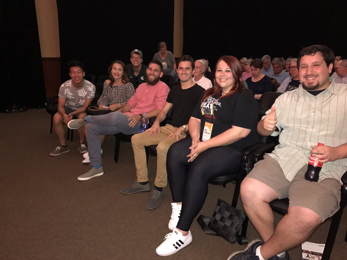 OnTheWayUpFilm's tweet photo. Cast and crew ready! #TCFF https://t.co/NCY9Hux8hC