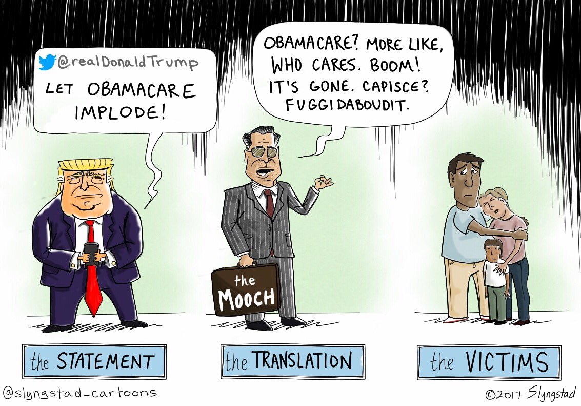 SlyngCartoons's tweet photo. The gift that keeps on giving @Scaramucci @realDonaldTrump #LetObamacareFAIL #ObamacareLives #Obamacare #TrumpCareIsDead #trumpcare #Trump https://t.co/6wC5UAAaay