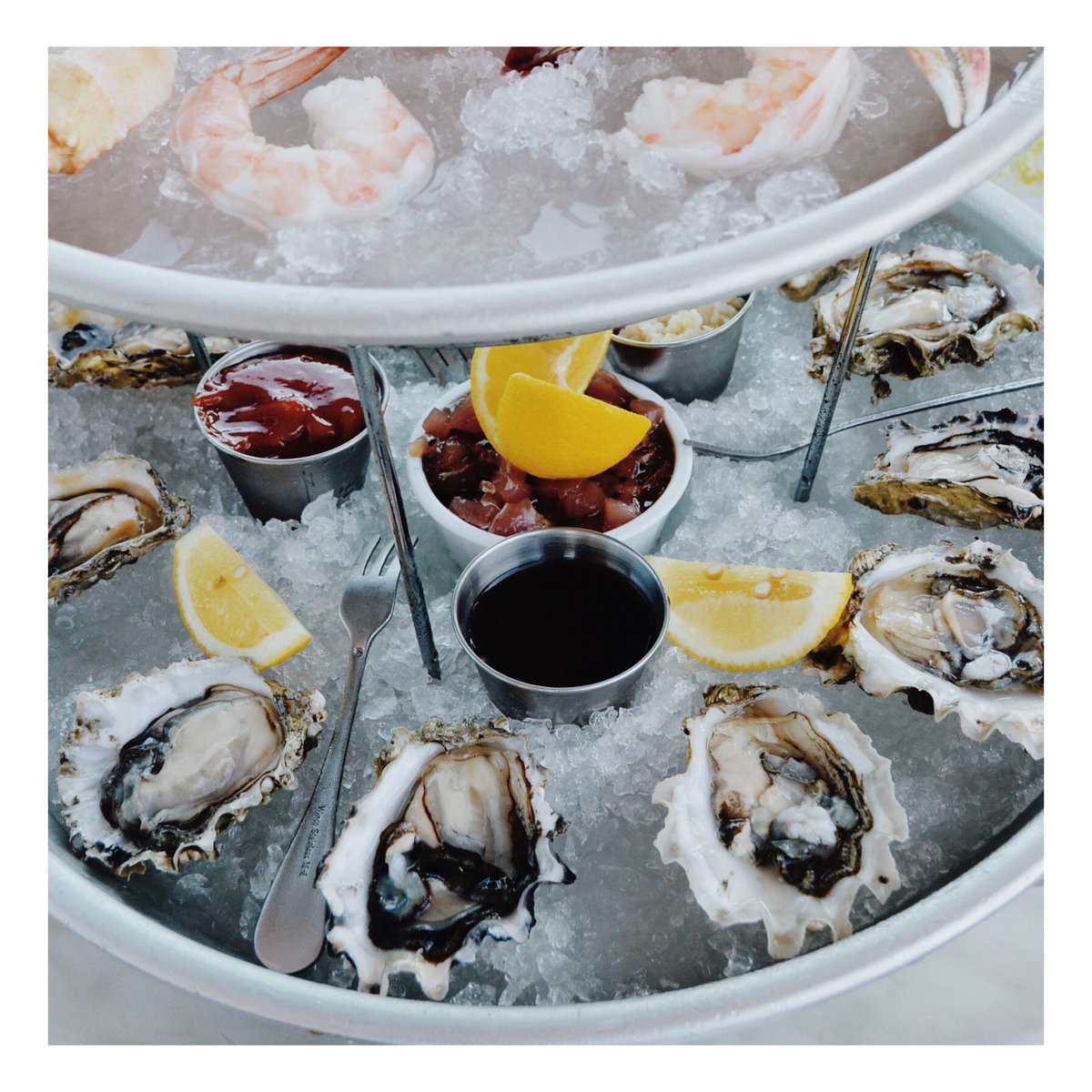 Feast your eyes on the best deal. Chase the  flavors you crave with 50% off oyster plates at Caulfield's #CaulfieldsBH #SIXTYhotels