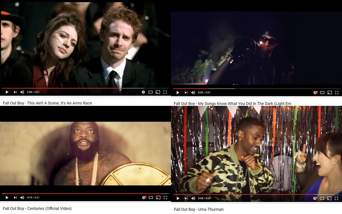 othersideaustin's tweet photo. Fall Out Boy always have the most random, yet best cameos in their music videos https://t.co/ZMGeAJtVhx