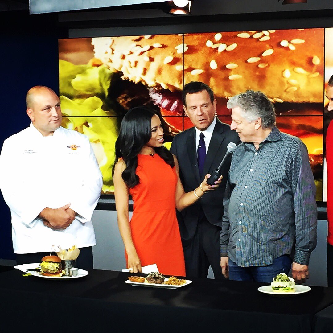 PinefishPhilly's tweet photo. We were honored to be featured on @FOX29philly Good Day Philadelphia on #NationalHamburgerDay for having one of the best burgers! #Philly https://t.co/cjPDbjygwB