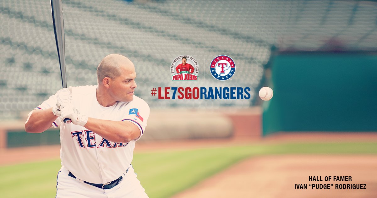 Number1DrainTek's tweet photo. Can't wait to see Pudge get the recognition he deserves! Got a favorite Pudge memory? #LE7SGORANGERS #ad - https://t.co/OXnmBZCYgG https://t.co/I5omuGCGvj