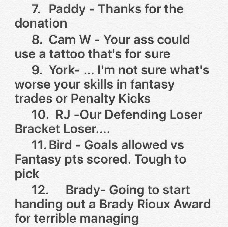 TheFantasyFucks's tweet photo. Official Pre Draft Power Rankings for 2017! #FF https://t.co/1hUJryyQiE