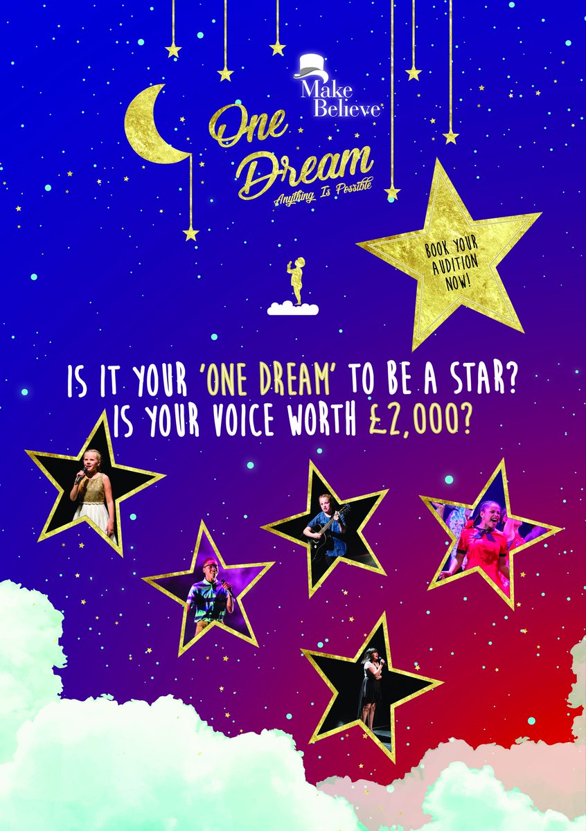 MakeBelieve_UK's tweet photo. #OneDream #OnePrize sign up now if your aged 6-18 #sing #MakeBelieve https://t.co/UFBJzamf3P #dream #believe #achieve https://t.co/A9mPS67Q3t
