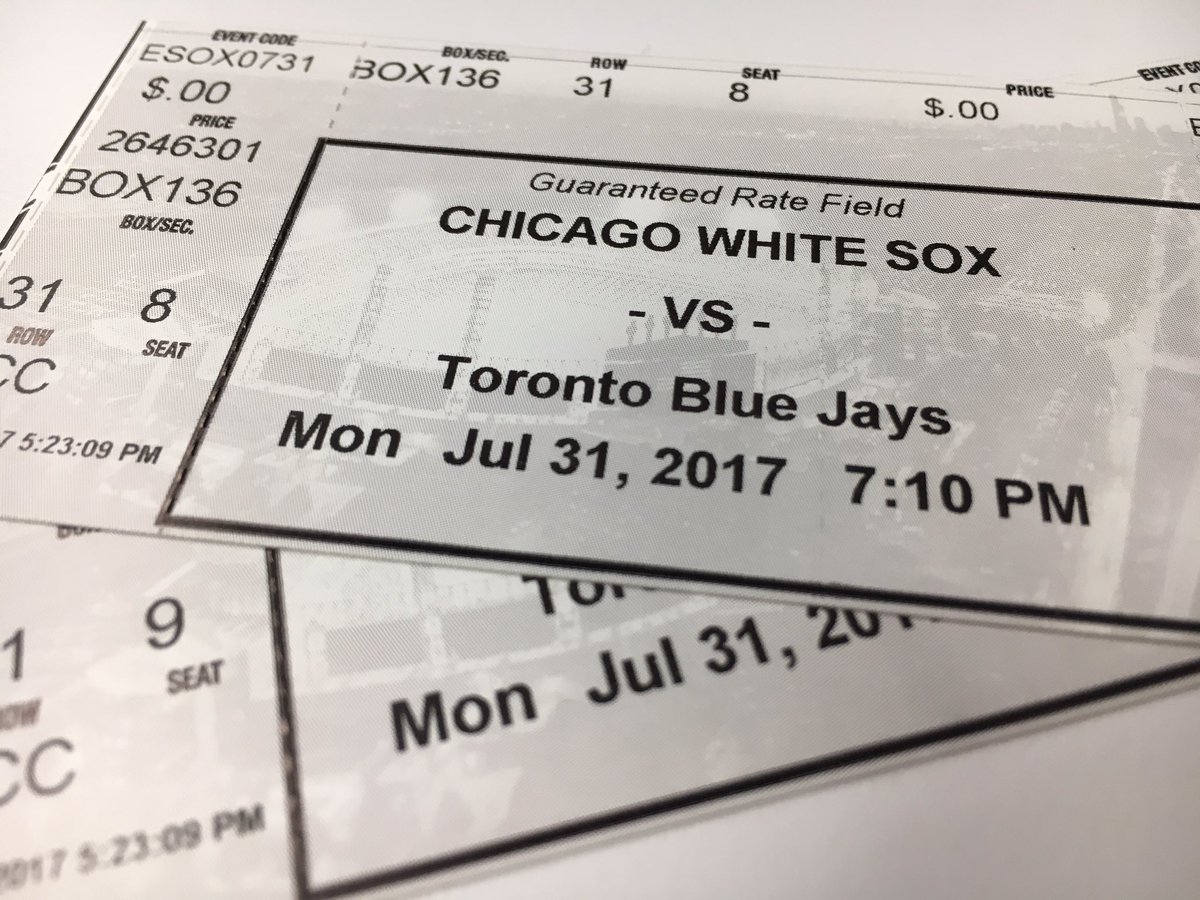 RETWEET for a chance to win 2 tickets to #BullsSoxNight on 7/31!

🎟: whitesox.com/chicagobulls