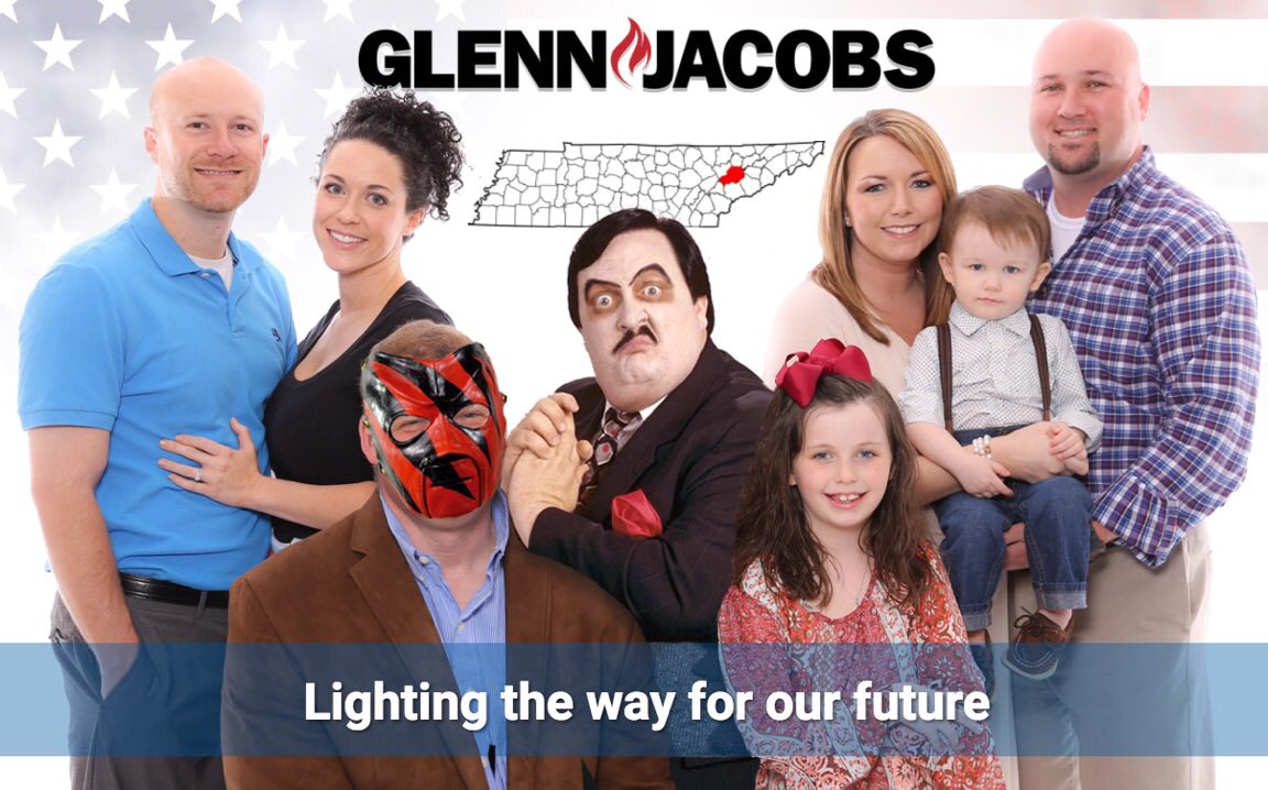 TheRealTimmyA's tweet photo. @wwe @GlennJacobsTN #wwe #kane #politics #spencervariety #wweuniverse @WWEUniverse @WWEKanesTeam #FailureFriday https://t.co/19FWHCn158
