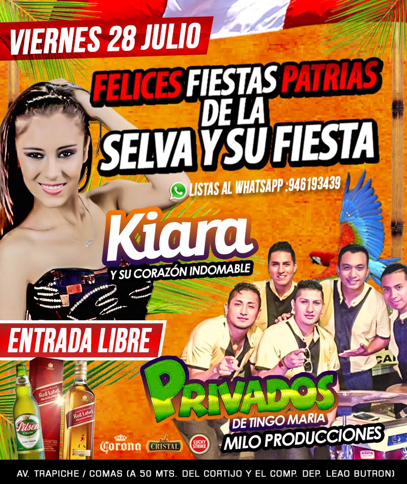 CatedralDisco's tweet photo. HOY!! 28 JULIO En la #Catedral se baila y se goza toda la noche a ritmo de Kiara y su Corazon Indomable + Privados// HORA 9.00 pm https://t.co/I0ZYpEZPUA
