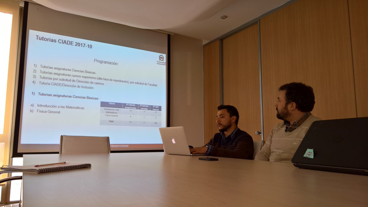 eduardoquiroga's tweet photo. CIADE expone a #FIUNAB indicadores de impacto académico en los periodos 2016/2017 en @uandresbello https://t.co/ptAZARLAr2