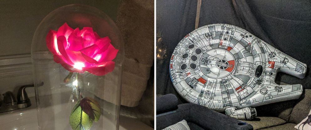 GMA's tweet photo. SO SWEET! Husband makes DIY enchanted rose for wife, she responds with 'Star Wars' date night: https://t.co/6qQfRWvP7R https://t.co/e45yqIYCUB