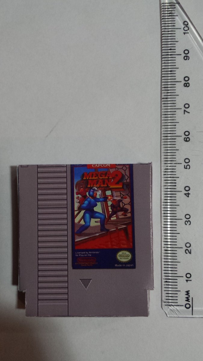warmachine169's tweet photo. @CartFamNL @MegaMan @MegaManUSA #Megaman mini cartridge. #NES #MegaMaker #newfoundland https://t.co/Rrvi01uXve