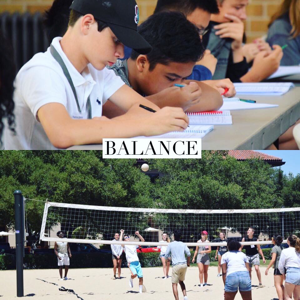 SuperCamp's tweet photo. Summer fun and amazing results - you can have it all at SuperCamp with the help of a little balance! #SuperCamp2017 #8KeysofExcellence https://t.co/StKu9wMAma