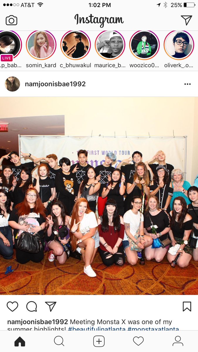 namjoonisbae92's tweet photo. Because it won't let me post the actual picture! I met monsta x! #beautifulinatlanta #MonstaXinAtlanta #amazing #kpopislife https://t.co/78KNgVjdKq