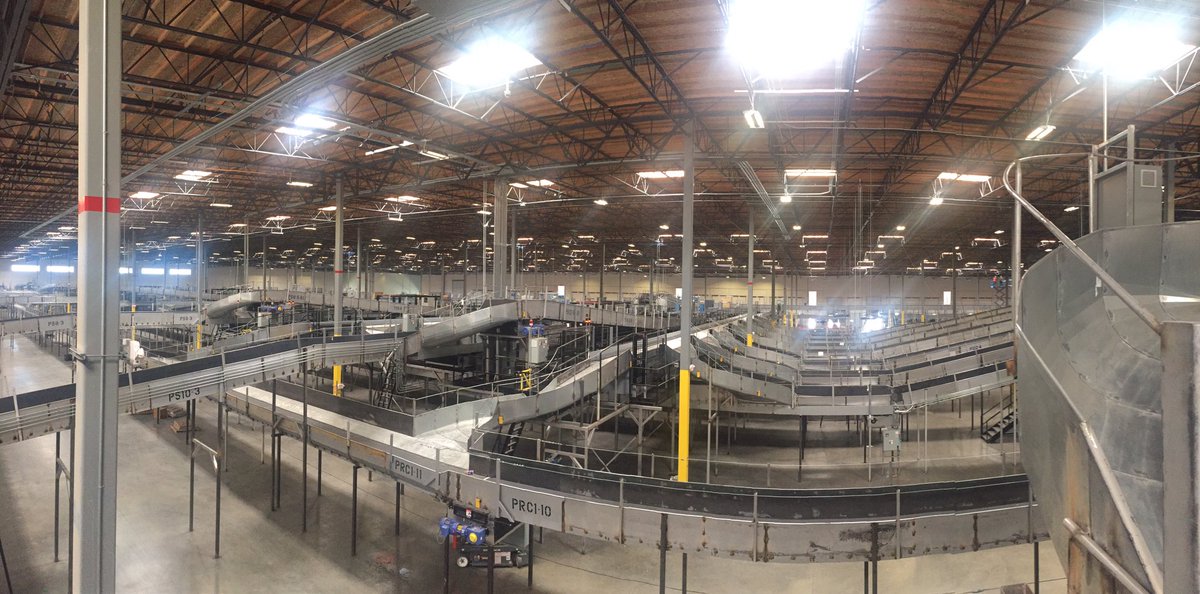 SalMignano's tweet photo. Putting the finishing touches on Lathrop automation phase 1. Opening day is August 6th!! https://t.co/xiRTzGsusP