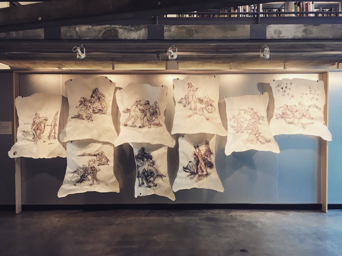 mitlibraries's tweet photo. @ArtsatMIT @sharonlacey13 Thanks for sharing @ArtsatMIT! We love this photo of @sharonlacey13's great installation - definitely one of the most unique we've had. https://t.co/g5LMO0vk4J