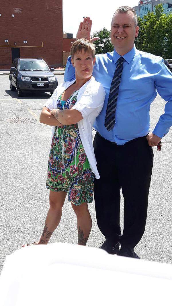 audrey_rivest's tweet photo. Two swim coaches - we clean up nice when not on deck #gokingfish @GeorgeMeldrum https://t.co/6F5chtB4Ip