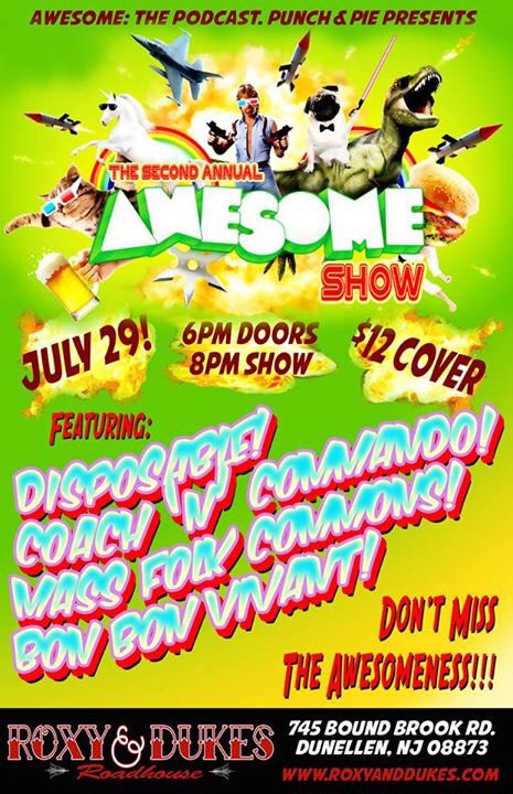 AwesomeRoxyFree's tweet photo. Tomorrow night at @RoxyAndDukes $12 cover https://t.co/kaXghsQG4A