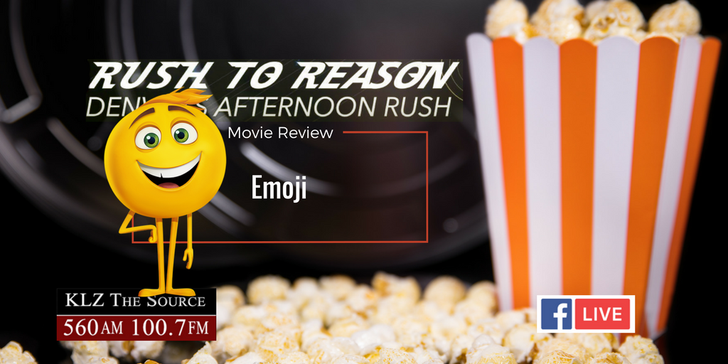 rushtoreason's tweet image. Today's Movie Review with Andy of @PartyOfChoice is the #EmojiMovie listen live at 4pm MT rushtoreason.com/listen-live/ #RushToReason w/ @Dmeu