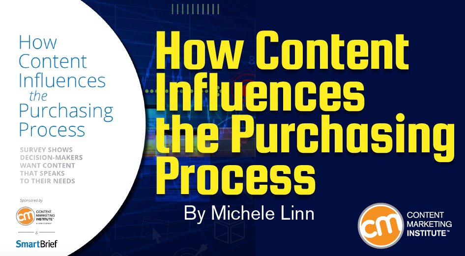 IanCleary's tweet image. How Content Influences the Purchasing Process via @cmicontent contentmarketinginstitute.com/2017/07/conten…