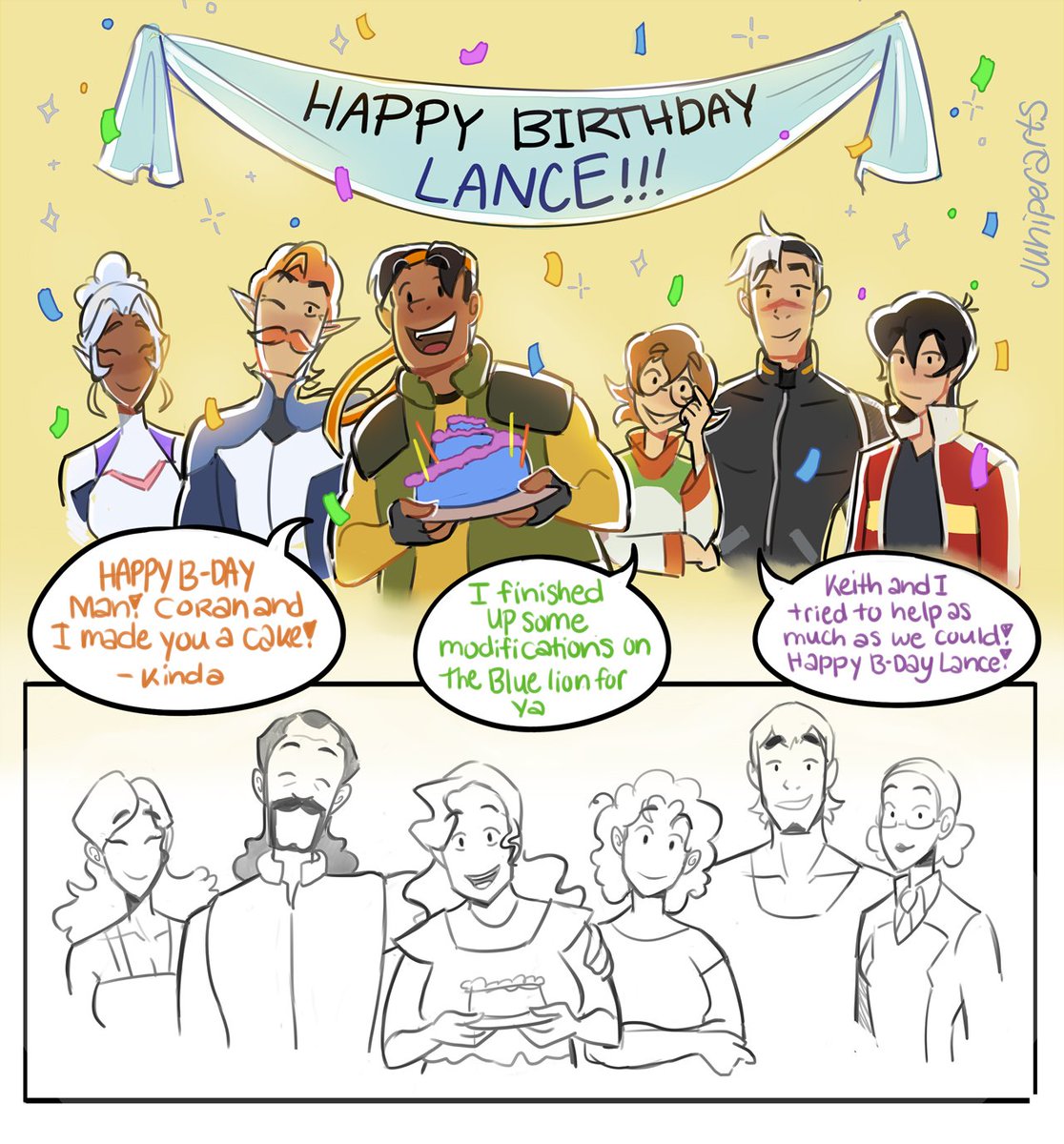 Happy Birthday to my fav character in Voltron! This boy deserves all the love!
#VoltronLanceBirthday