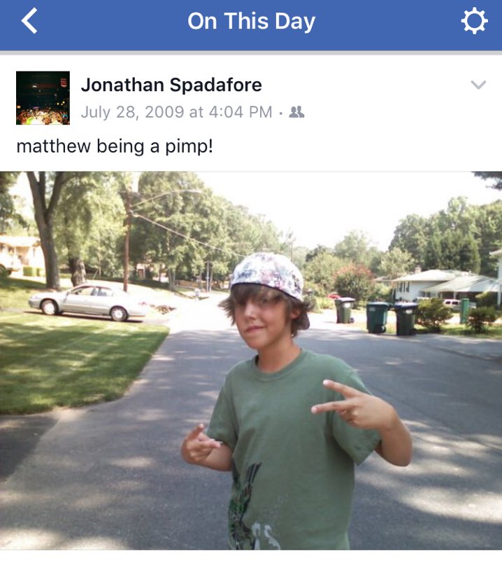 MatthewEspinosa's tweet photo. Watch out everyone...On this day 8 years ago I was a major pimp https://t.co/6KV9Lo0g6B