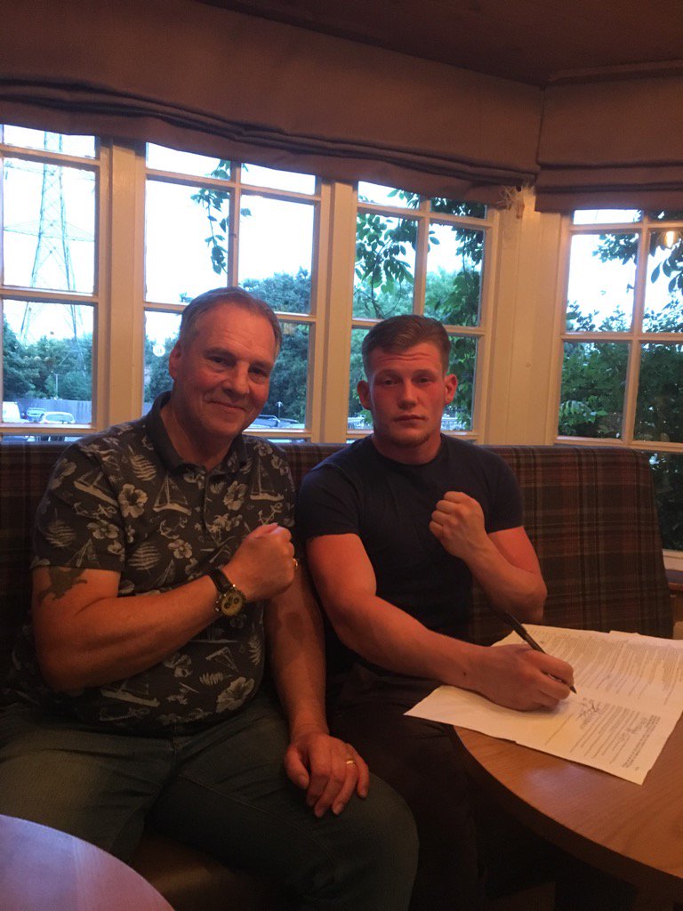 Greg_Steene's tweet photo. Welcome to team British Warriors . Road Warrior Marcus   Stephenson . Super welter ready late September . https://t.co/wn2ot6Ts6E