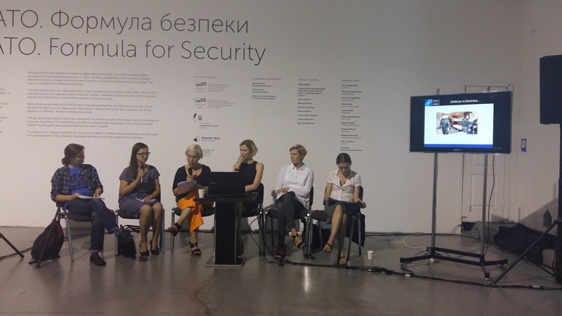 NATOinUkraine's tweet photo. DepDir NLO Bjergene: Everybody should have the rights to defend his/her country. Security is not about gender. #Formula4Security https://t.co/oaVChoRMun