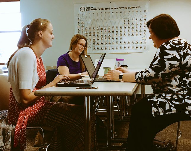 mskcaro's tweet photo. Sometimes this team is just too much fun to keep it in... #STEMsisters #STEM@Schall @ashleyn627 @Smforbin https://t.co/AdJaaLnWWt