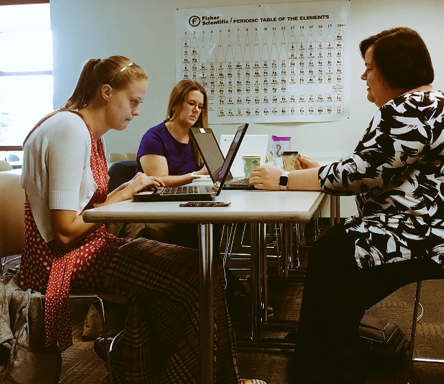mskcaro's tweet photo. Sometimes this team is just too much fun to keep it in... #STEMsisters #STEM@Schall @ashleyn627 @Smforbin https://t.co/AdJaaLnWWt