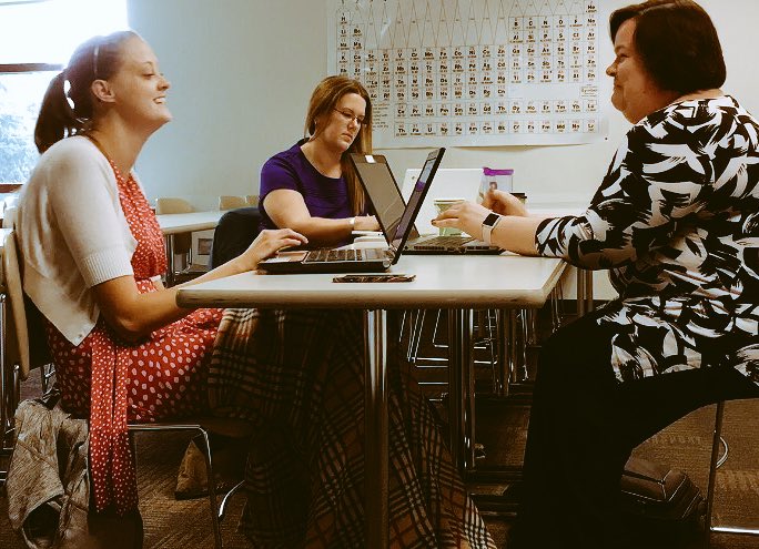 mskcaro's tweet photo. Sometimes this team is just too much fun to keep it in... #STEMsisters #STEM@Schall @ashleyn627 @Smforbin https://t.co/AdJaaLnWWt