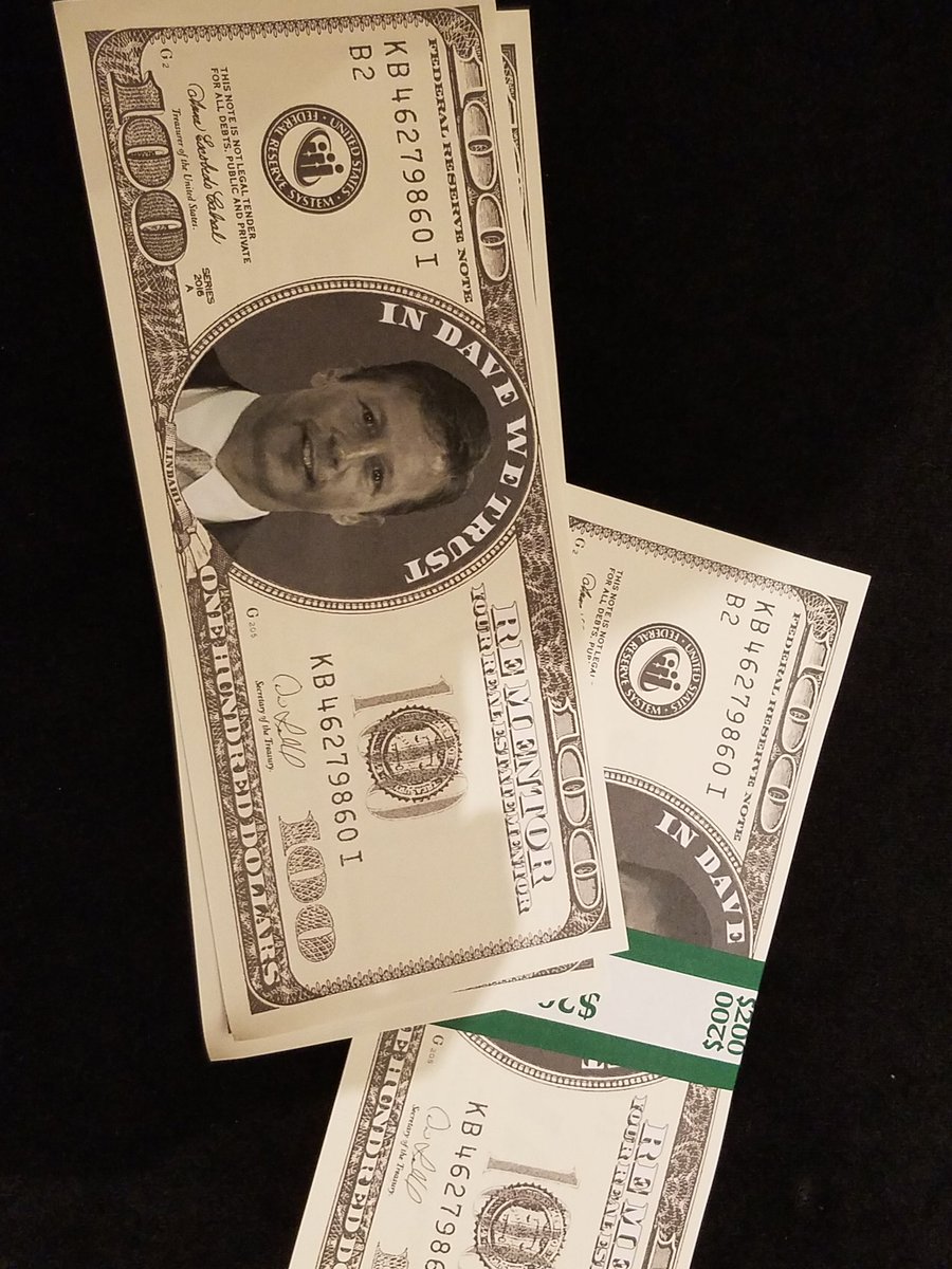 GabriellaC913's tweet image. Love the Dave bucks! #rementor #instantnetworking