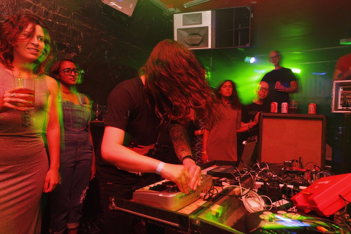 Big Lad brought the live dnb /metal/darkness to #HuntingSeason