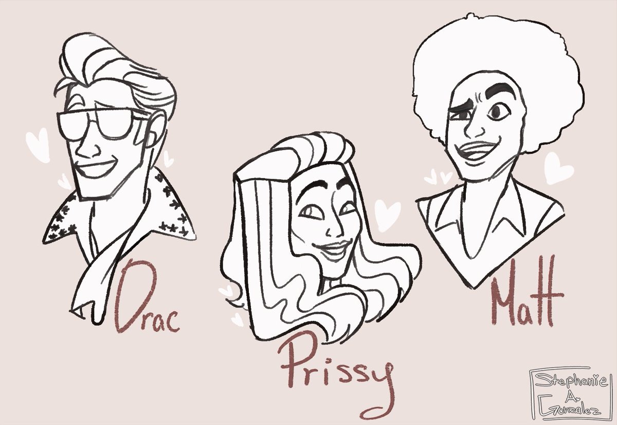 fatgoatboi's tweet photo. anyway, last night's #AOTEI was BEYOND, so heres some draws of the main trio! #attackmusical https://t.co/uwt3IcVn7M