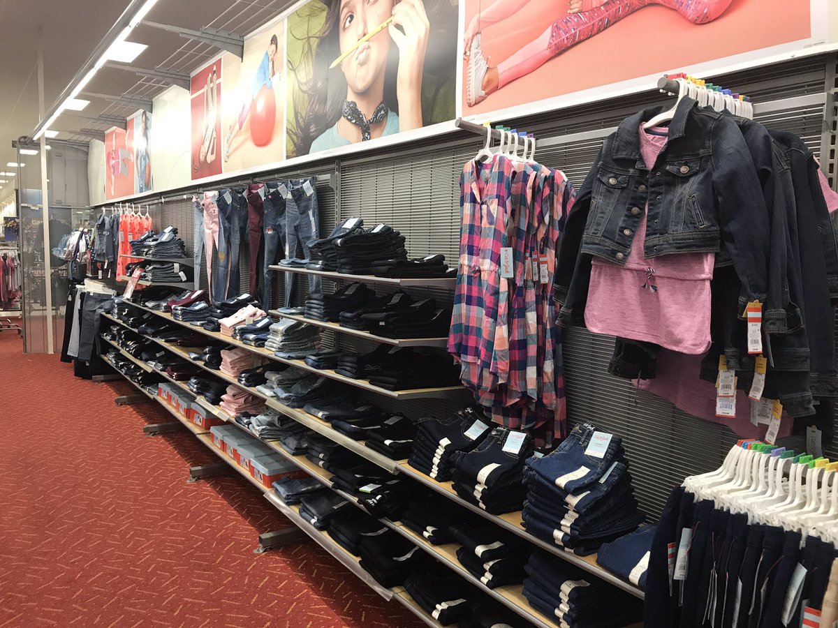 Target1388's tweet photo. Girls denim all ready 4 #taxfreeweekend - come get the kids #style on now! #dontforgetyourREDcard #save5% @CRBrookhouser @A_Leigh_ @DanFogt https://t.co/z9DSqncQzR