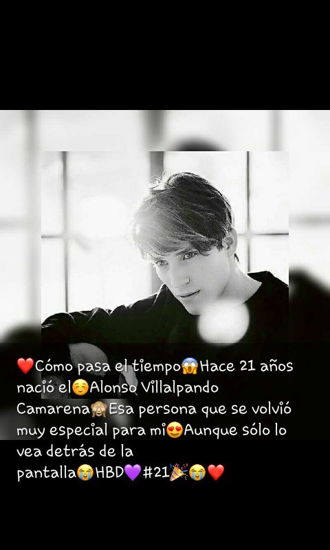 Yssa_Balderas's tweet photo. HBD! @soyalonsovillal ♥que te la pases bien en compañía de amigos y familiares♥ DTB♡ https://t.co/Zlf1FPYDcu