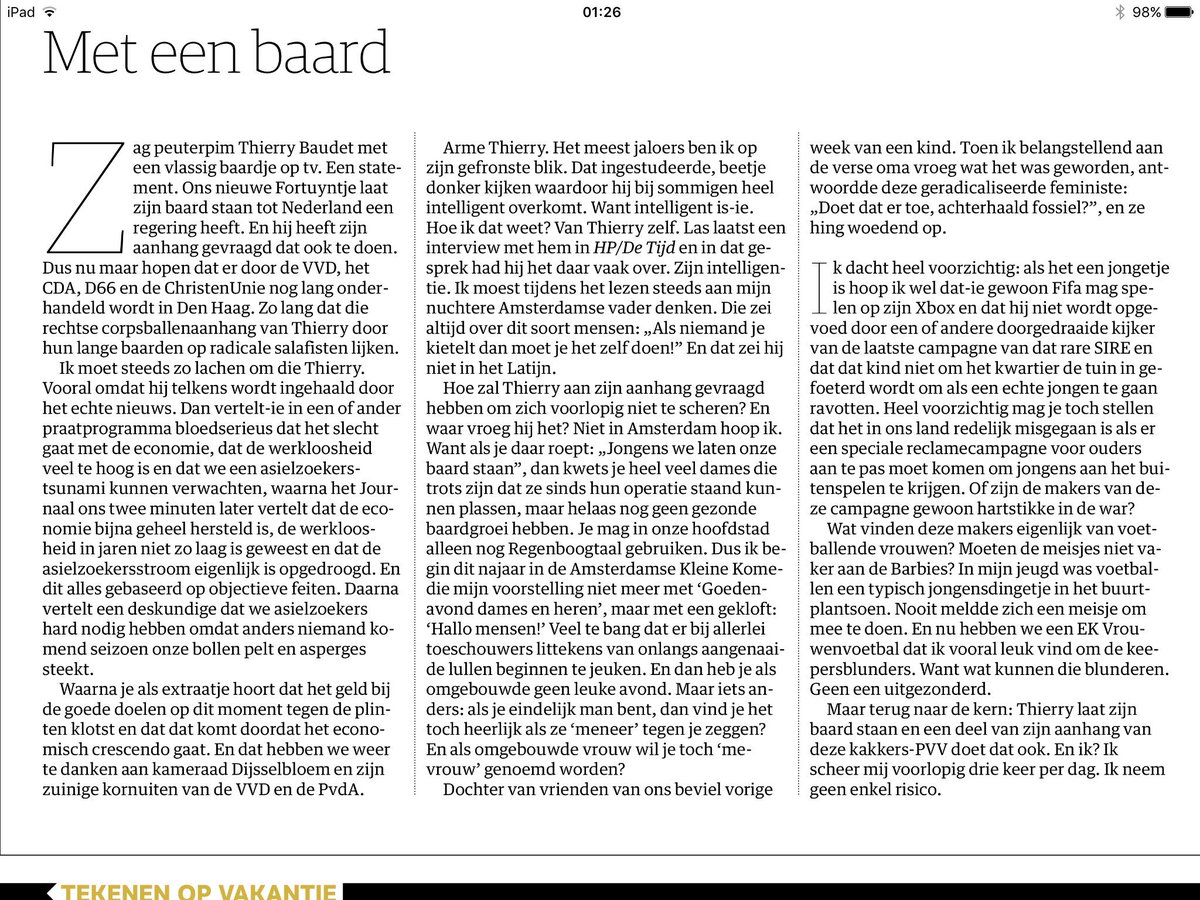 .<a href="/nrc/">NRC</a> Een zaterdag met een baard