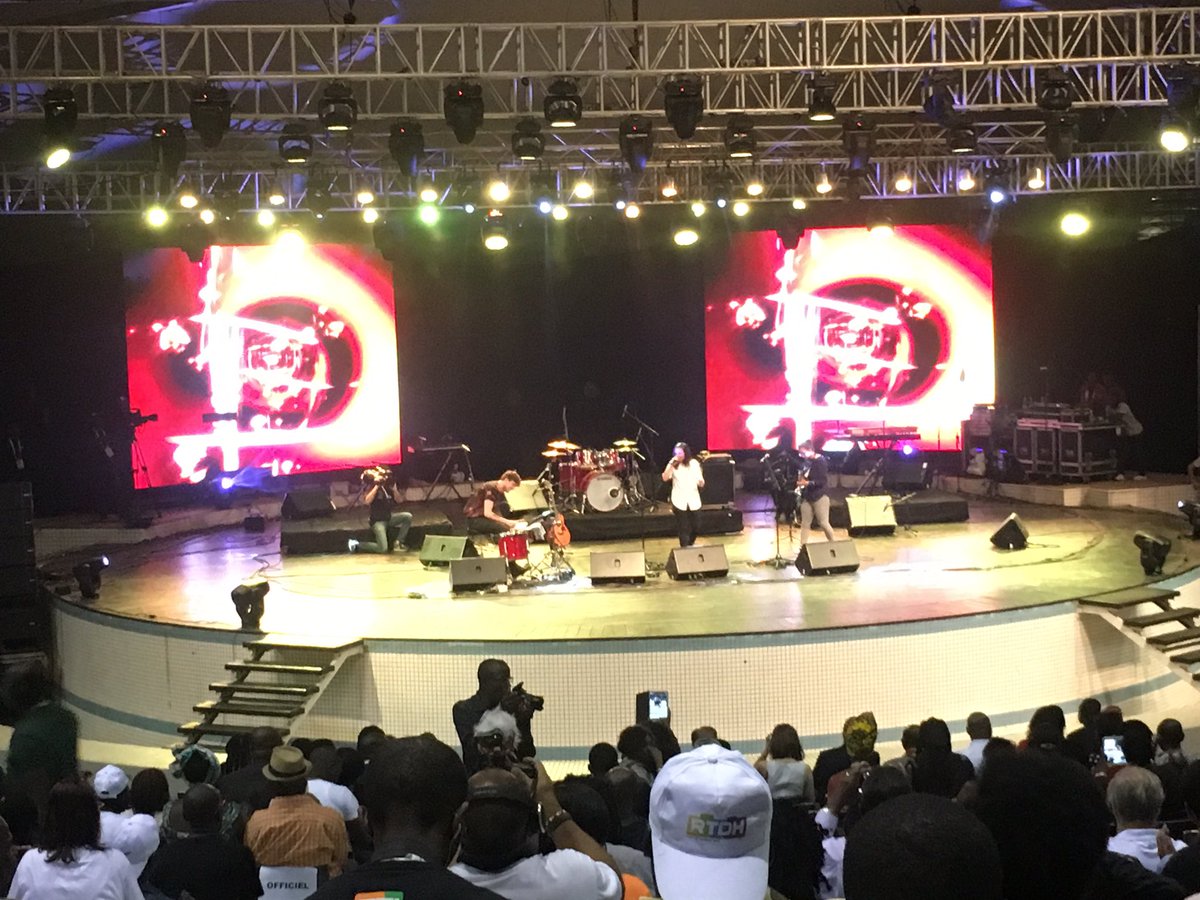 Top départ de la finale 'chanson' jeux de la #Francophonie2017 #Abidjan2017 #JF2017 🎤 🎶