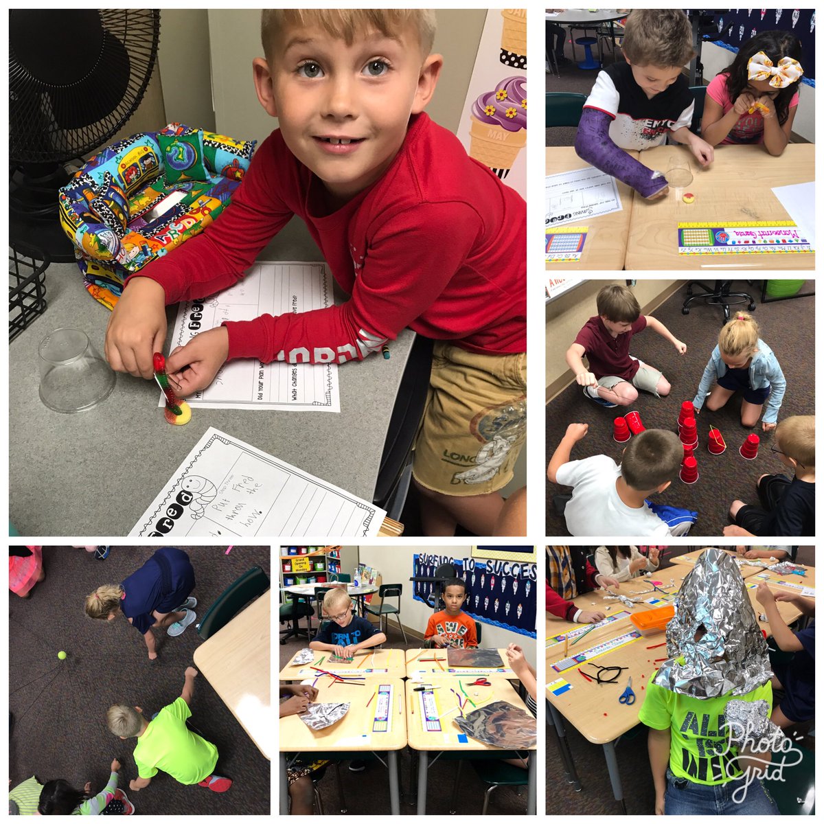 MsSchulz2's tweet photo. Our first days in third grade were spent team building and putting our creativity to work. #stoutfieldgood @SFE_3820 https://t.co/Cc3RnJRreR