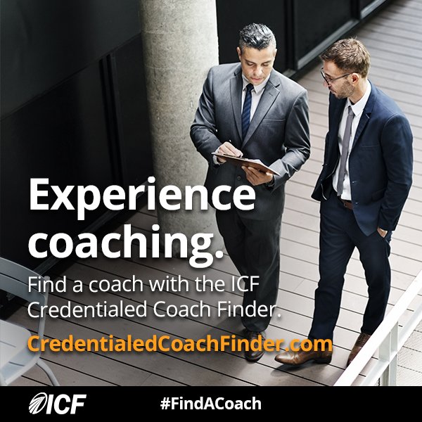 #ExperienceCoaching—Find a coach with the @ICFHQ Credentialed Coach Finder coachfederation.org/ccf #findacoach https://t.co/oFVYxCSBeb