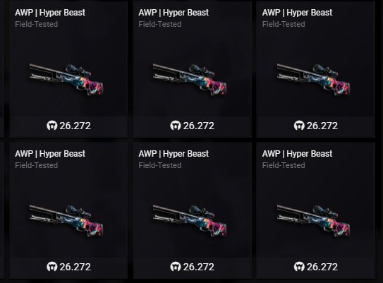 gamdom's tweet photo. 🎁 DAILY Giveaway 🎁

🔫 6x FT AWP Hyper Beast / 6 Winners! 🔫

✅ Retweet
✅ Follow us @GamdomOfficial

The winners will be picked in 24h! https://t.co/JmSJ98uHrx
