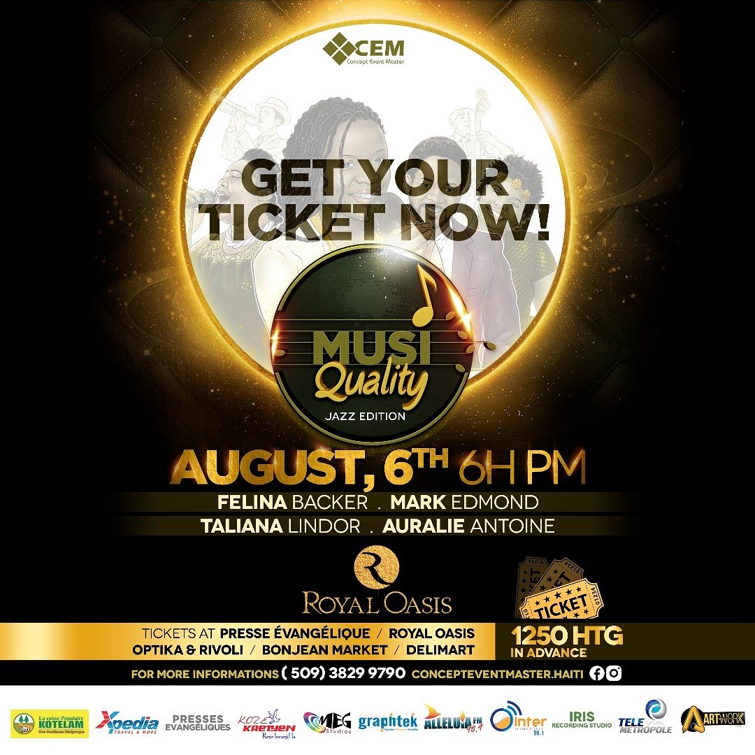 _lmeyer_'s tweet photo. Get your ticket!
#MusiQuality 
@SisterMhaiti @CEMht @tvaldaHT @edloz @WVHaiti https://t.co/ocJPJVuBPh
