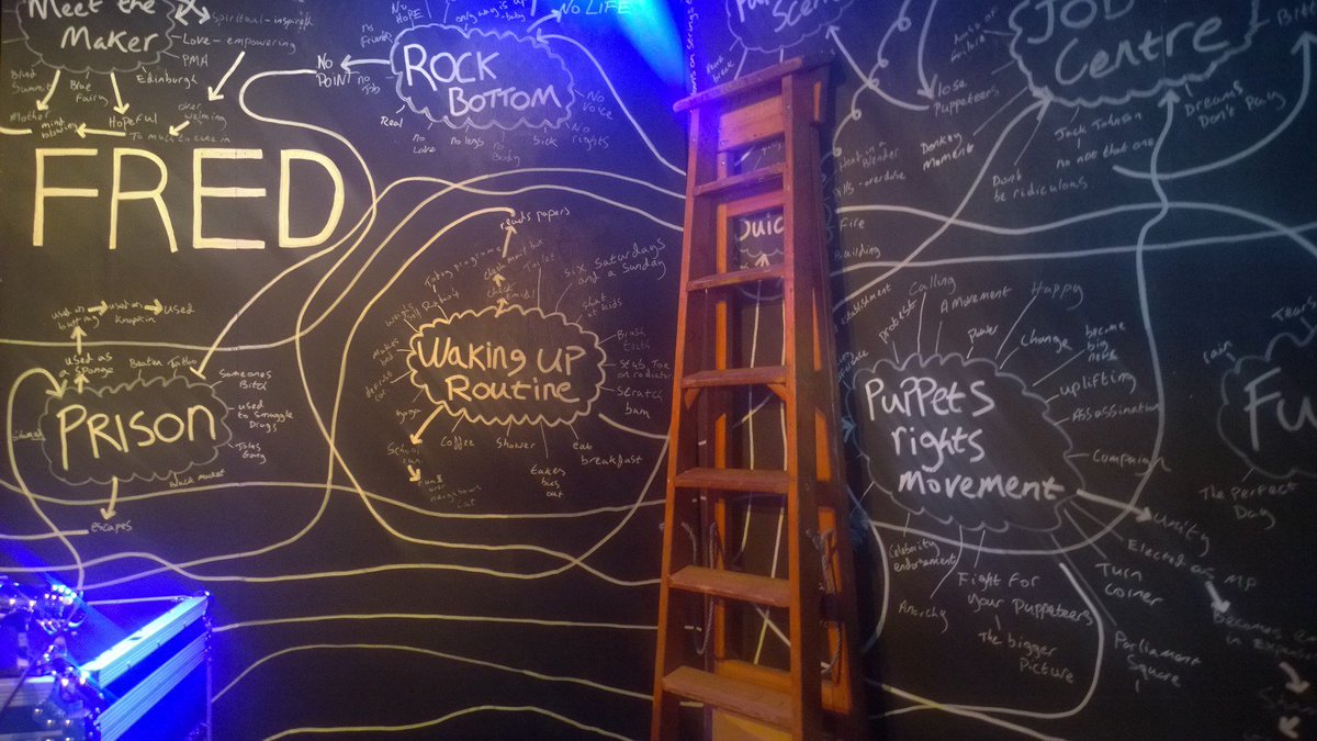 curioussnapper's tweet photo. Standing ovation for Meet Fred @HijinxTheatre #meetfred #GIAF17 #theatre https://t.co/CLxTlwcY4s