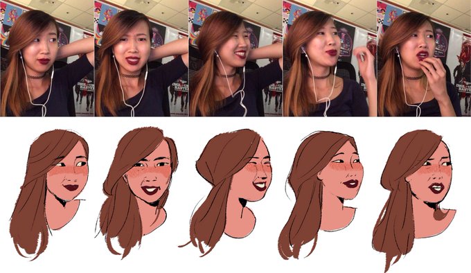 I took a video of myself talking &amp; tried to capture some different faces. This was a fun warmup exercise; tag me if you try it too!! 