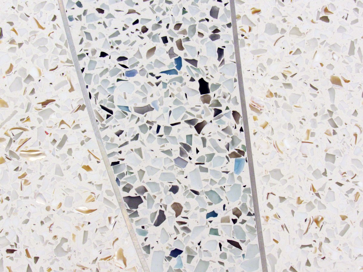 A_Surfaces's tweet photo. 2020 Salzedo office lobby provides visitors and employees with a stunning modern entrance complemented by striking #terrazzo #floors. https://t.co/9VxjuGgJ7N